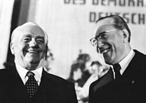 Wilhelm Pieck und Otto Grotewohl 