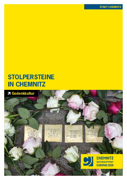 Broschüre Stolpersteine in Chemnitz