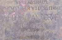 Georg Landgraf - Stolperstein für Georg Landgraf