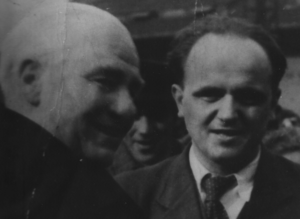 Wilhelm Pieck und Erich Knorr Ende der 40er Jahre des vorherigen Jahrhundert