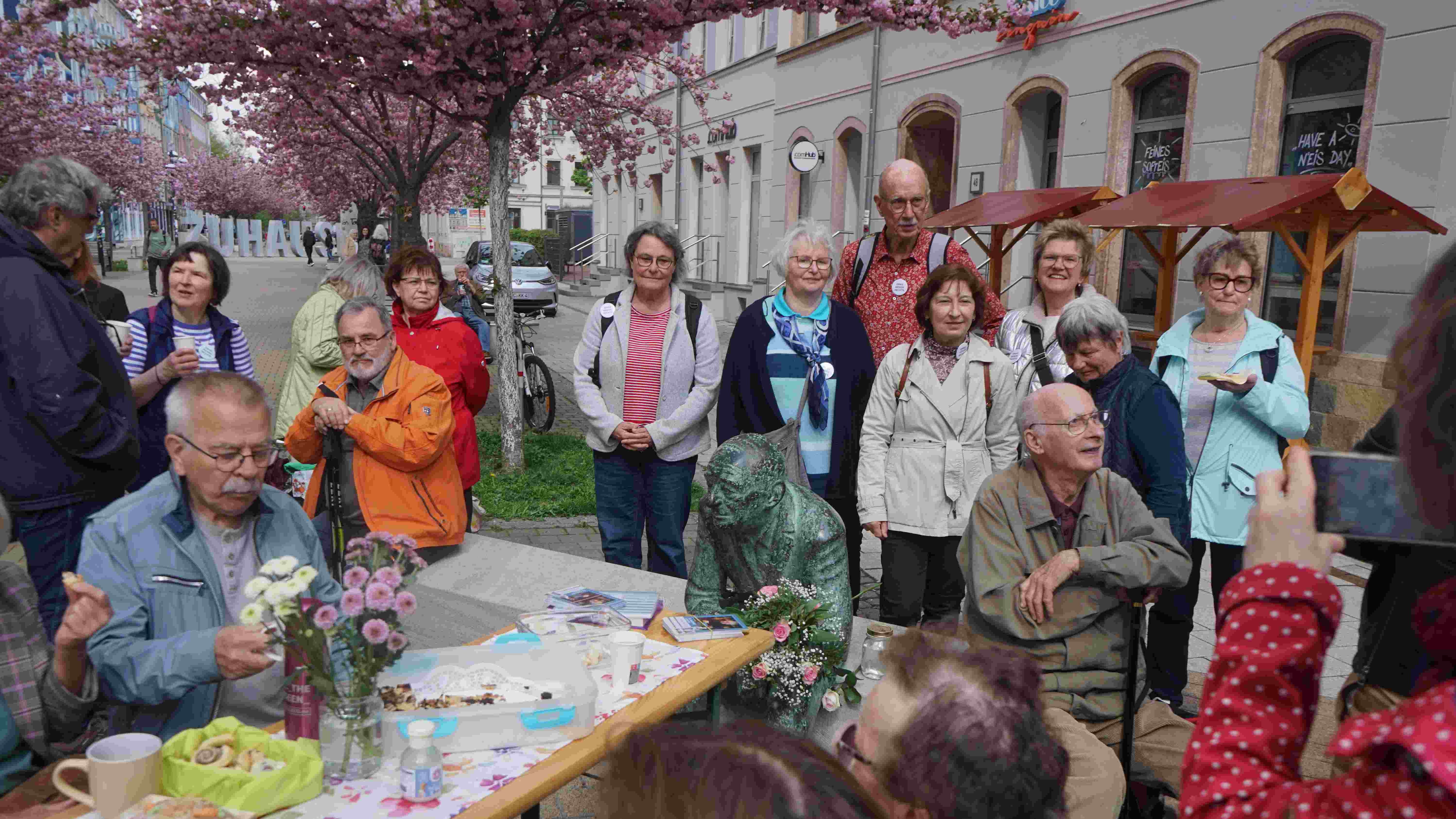 2. Geburtstag von Justin Sonder auf dem Brühl
