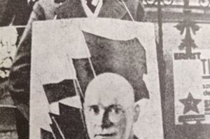 Fritz Heckert im Wahlkampf