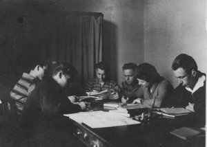 Erich Knorr auf der Schallerschule