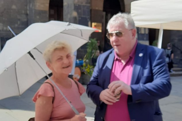 1. Mai 2025 - Am Stand der VVN BdA Chemnitz