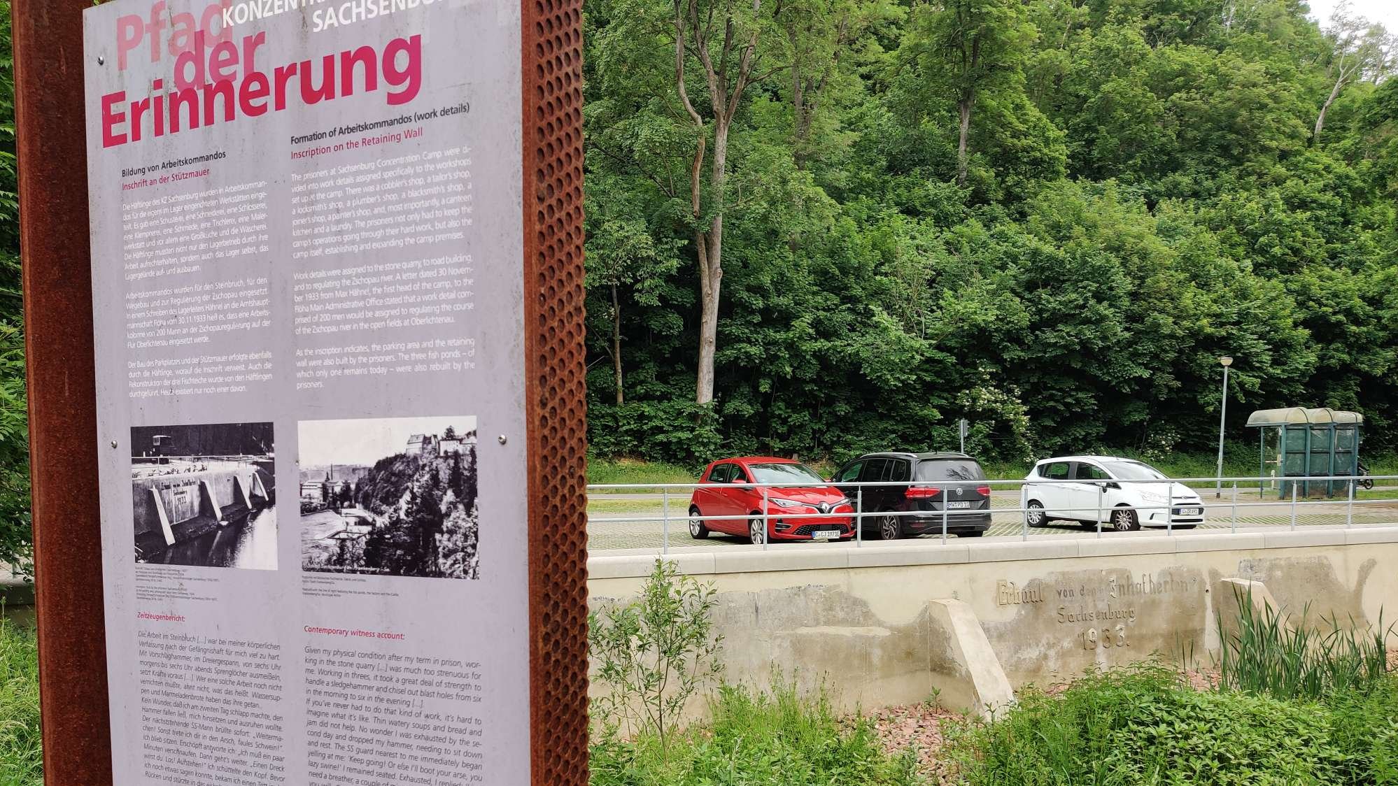 Rundgang  im ehemaligen KZ Sachsenburg am 03.06.2026