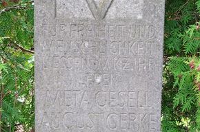 Meta Gesell - Denkmal in Chemnitz